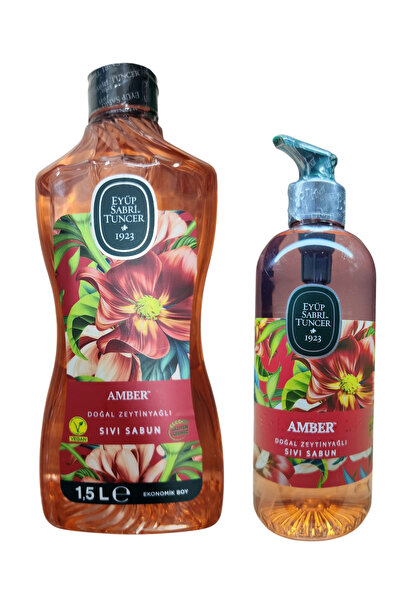 Eyüp Sabri Tuncer صابون سائل لليدين عنبر 1500 مل + 500 مل