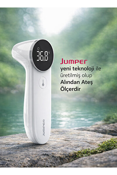 Jumper Temassız Ateş Ölçer Kızıl Ötesi Ve Alından Termometre JPD-FR204