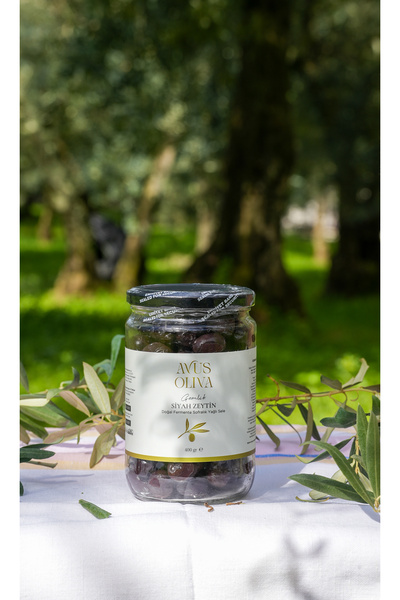 Gemlik Sofralık Yağlı Sele Siyah Zeytin 400 Gr