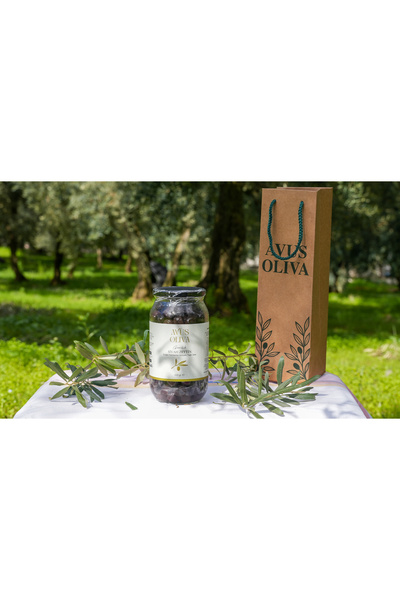 Gemlik Sofralık Yağlı Sele Siyah Zeytin 650 Gr