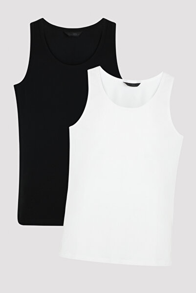 Penti Men's Multi-Colored Thick Strap 2-Piece Undershirt