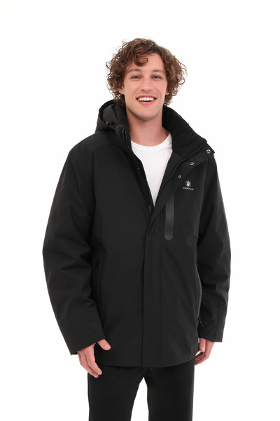 lumberjack ML LUBECK 2KKB-03 5PR Siyah Erkek Kısa Kaban