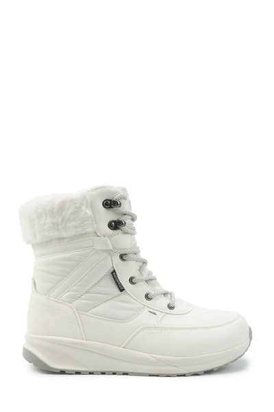 lumberjack AFTER 5PR Beyaz Kadın Kürklü Bot