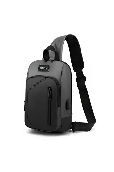 HIKE Crossbody Sling Bag Synthetic Water Resistant Unisex Small Shoulder Bag ...