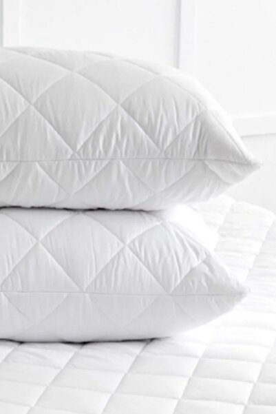 G M Ev Tekstili 10 قطع وسادة حامية مرتبة مبطنة 50x70 سم مرتبة وسادة مرتبة فندقية