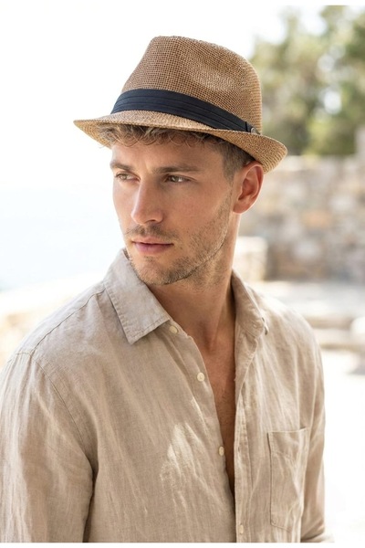 LAGRANZE Літній солом'яний капелюх Premium Jackson Фетр для чоловіків