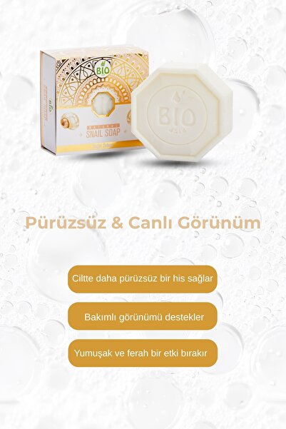 Bio Asia Salyangoz Sabunu – Bakımlı Görünüm Desteği – 150 g
