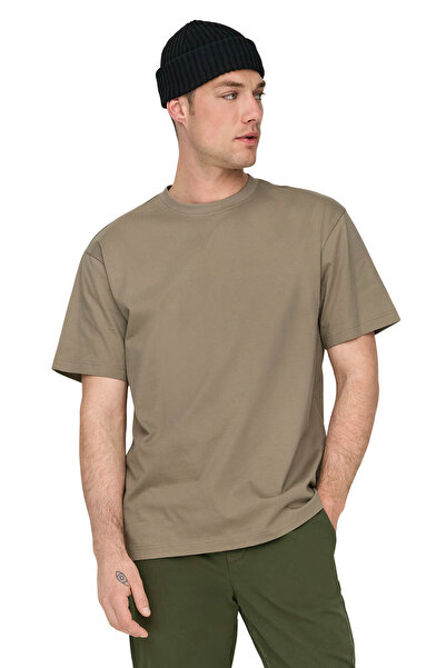 Only & Sons Tricou maro pentru bărbați ONSFRED LIFE RLX SS TEE NOOS - 22022532