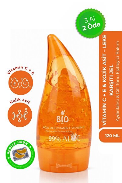 Bio Asia Leke Açıcı & Parlatıcı Jel – Kojic Acid Destekli Cilt Bakımı 120 ml