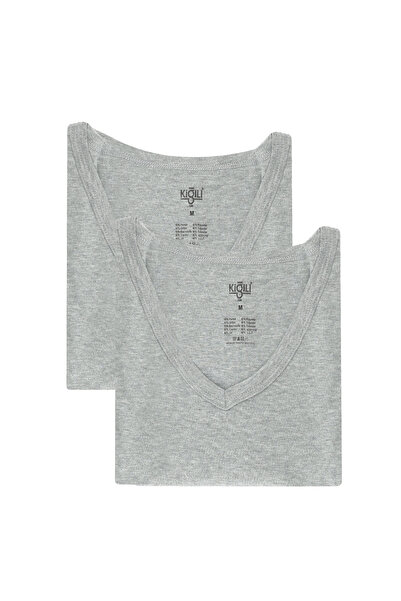 Kiğılı 2-Piece V-Neck Cotton Tank Top Set