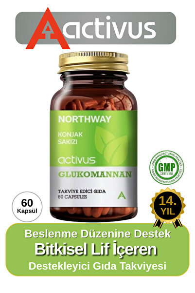 ACTİVUS Glukomannan Konjak Sakızı
