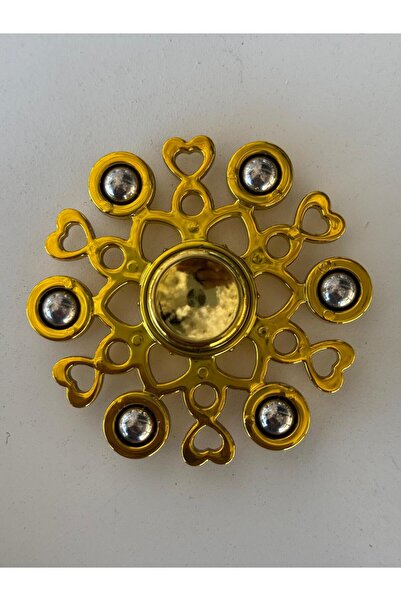 CUFFCUFFTOYS stres çarkı metal 7.5cm çapında 2 dakika dönen