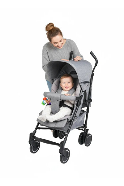 Tripper Molly Termal 4 Mevsim Yeni Nesil Baston Bebek Arabası Gri
