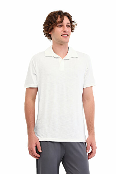 lumberjack ML JASPER 12URB1049 5FX Beli muški kratki rukav T-shirt