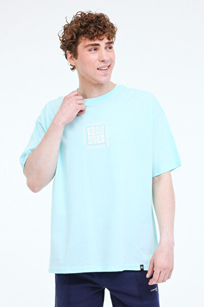 lumberjack ML JON 11HL113 5PR Μπλε ανδρικό κοντομάνικο μπλουζάκι