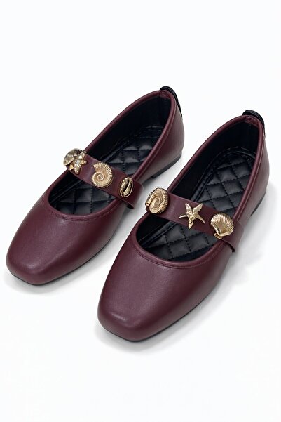 Moda Frato STELLA Morska školjka Kaiš Paket Baletanke Dnevne ženske cipele Ma...