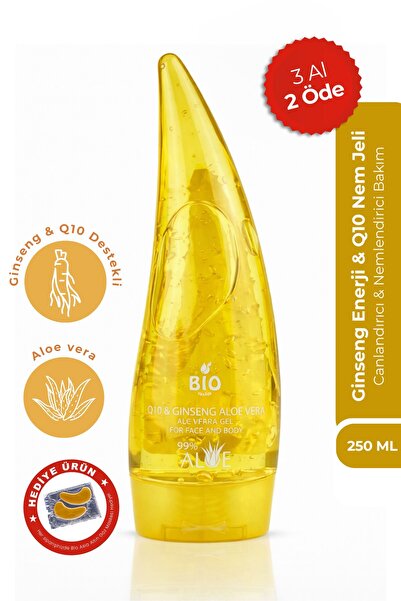 Bio Asia Ginseng Enerji & Q10 Nem Jeli – Yorgun Ciltleri Canlandırıcı 250 ml