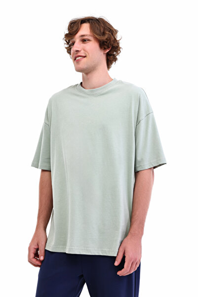 lumberjack MB ROS 11HS113 5PR Πράσινο ανδρικό κοντομάνικο μπλουζάκι