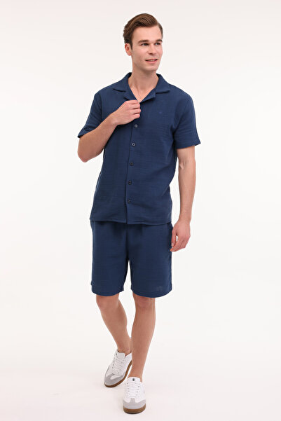 lumberjack Cămașă pentru bărbați ML RASKOL 61HL103 5FX bleumarin