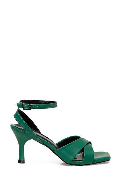 Butigo 25S-278 5FX Yeşil Kadın Topuklu Sandalet