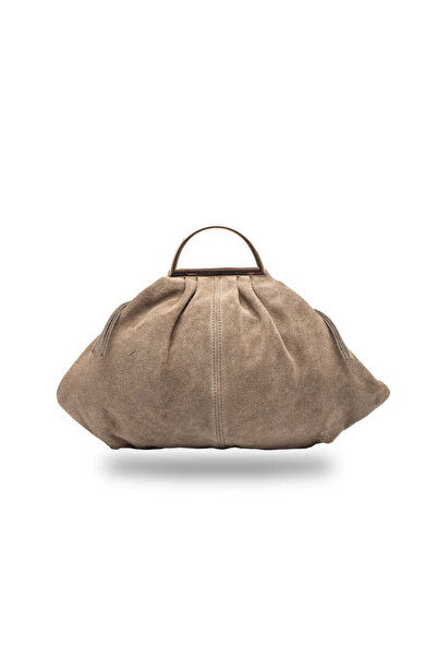 TORO NERO Γυναικεία Τσάντα από δέρμα σε μπεζ Δερμάτινο Monica