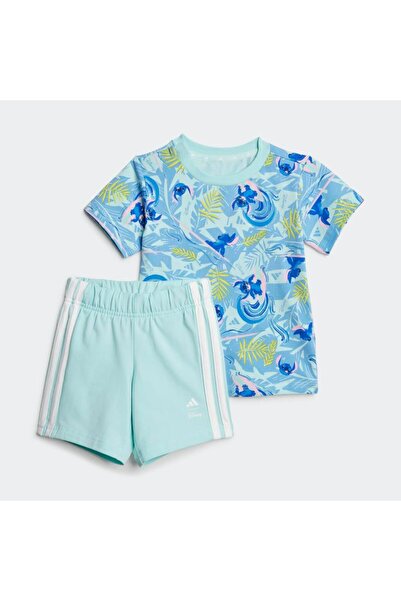 adidas Bebek Turkuaz Eşofman I DY LS T SET Turkuaz JD0379