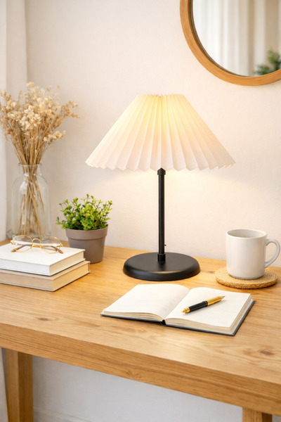 retro home design Siyah Ayaklı Umbrella Model Masa Lambası Salon Yatak Odası ...