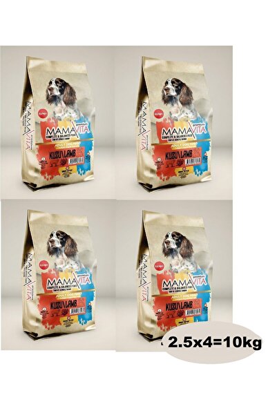 MamaVita Kuzu Etli Yetişkin Köpek Kuru Maması 10 kg (2.5kgX4Adet)