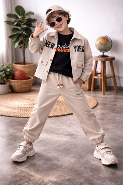 Çelix Kids Costum de iarnă pentru băieți New York, 3 piese, pentru sărbători