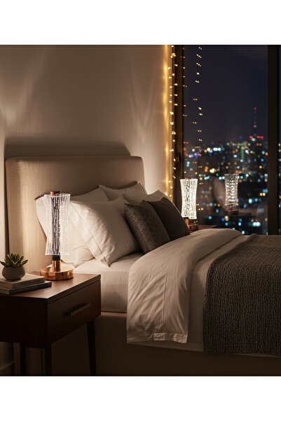 ledison Kristal Gece Lambası Led