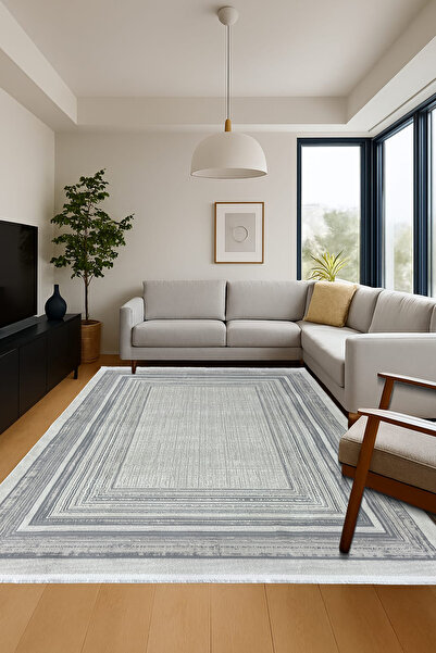 ünalcarpet 4 Metrekare - 6 Metrekare Bambu Tarz Modern Dokuma Salon Oturma Od...