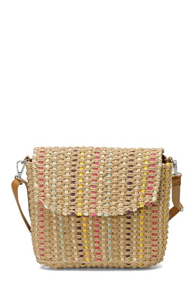 Butigo HASIR RENKLI KPK CPRZ 5FX Kum Kadın Çapraz Çanta