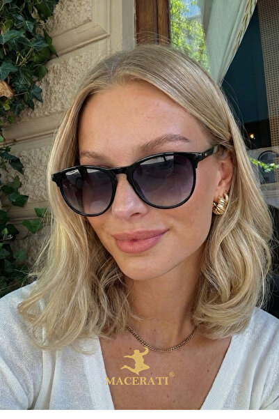 Della Pianto تاميلا نظارة شمسية سوداء Tm180591