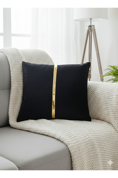 BALADI HOME Husă de pernă pătrată 40x40 cm cu țesătură de catifea și accesori...