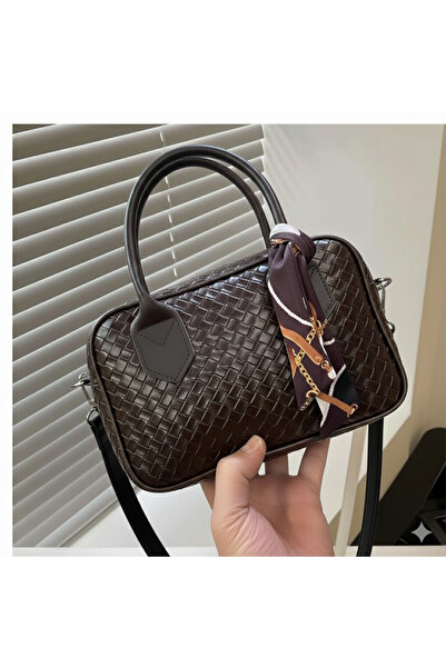 Madame Knitted Patterned El Ve Çapraz Women's Bag G:24 U:18