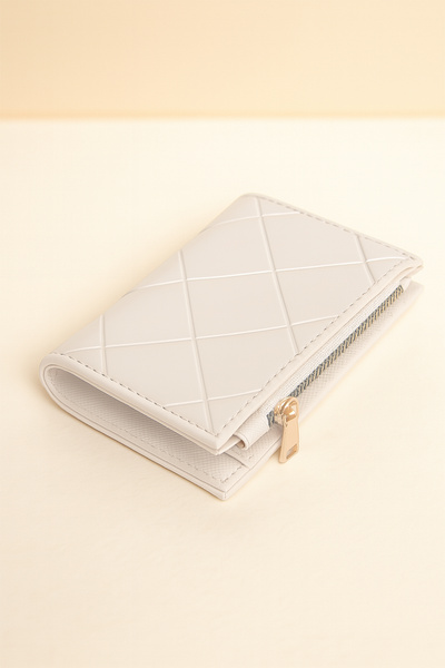 Ecrou Τσάντα χειρός Σκληρό κάλυμμα καπιτονέ εκρού