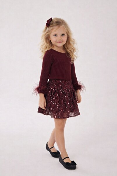 My Kids Wear Set fustă cu paiete de sărbătoare pentru fete 12535