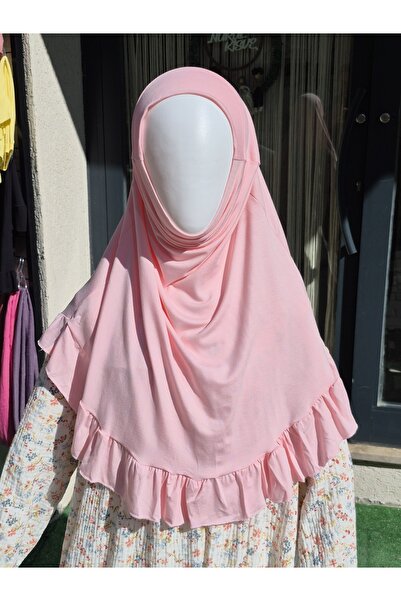 Nurul kisve Pembe Penye Pratik Başörtü