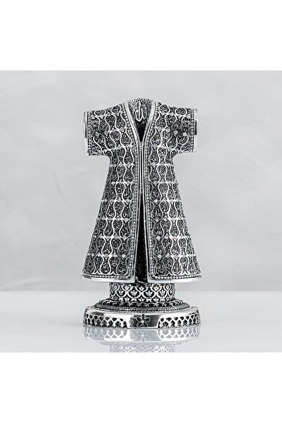 YAĞMUR CAN Kaftan Esmaül Hüsna Işlemeli - Gümüş Renk - Ebat : 8 X 18 Cm. Bıbl...