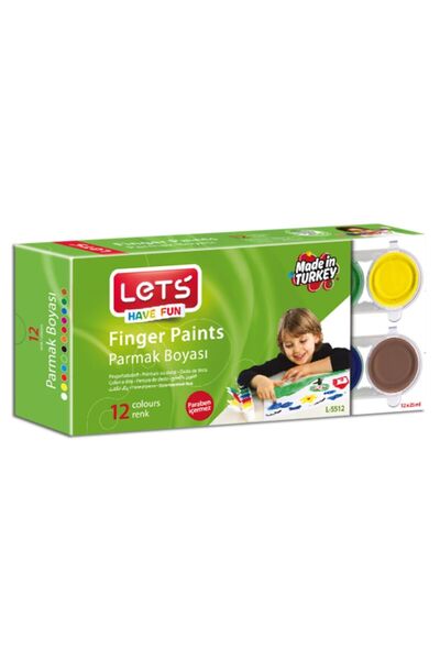 Lets Parmak Boyası 25mg 12 Renk