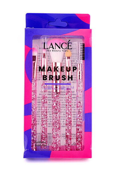 Lancé Professional مجموعة فرش مكياج لامعة 5 قطع