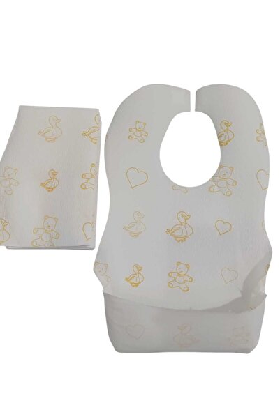 myhijyenik ürünler مريلة طعام للأطفال للاستخدام مرة واحدة 3*10 30 قطعة