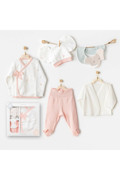 andywawa Ac25500 Love Family 5'li Hastane Çıkış Seti Ekru