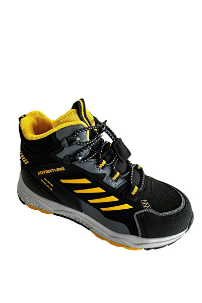 pepino Fk23-1552 Cizme de trekking pentru băiat, negre, galbene