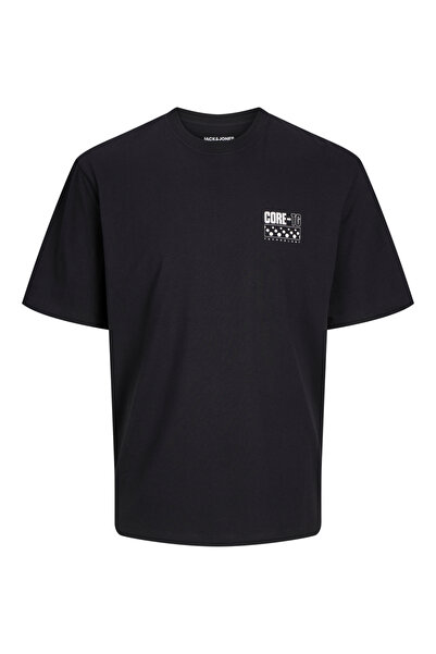 Jack & Jones Jack&Jones 12269989 JCOFLASH TEE SS CREW Bărbați tricou Negru