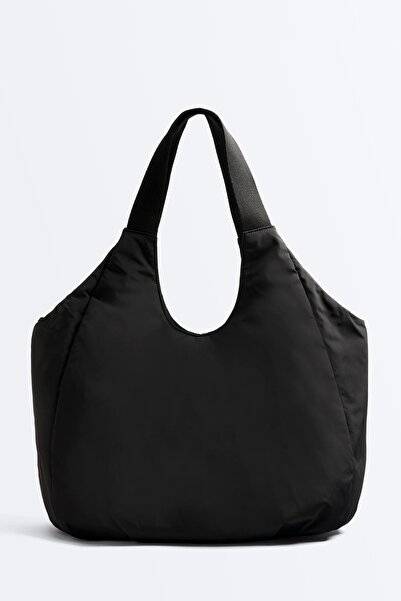 Oysho Kontrast saplı shopper çanta