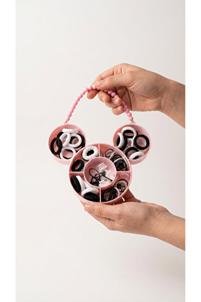 Universal Mickey Mouse Figürlü Kız Çocuk Saç Aksesuar Seti - Kutulu Renkli La...