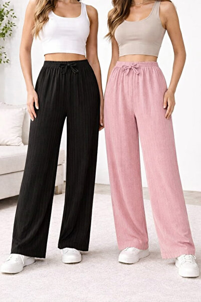 Rosa Lui Σετ 2 τεμαχίων Γυναικεία Παντελόνια & Φούτερ με Κορδόνια, Πιτζάμες γ...