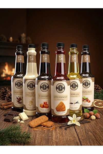 KARPE COFFEE 6'lı Özel Kahve Şurup Seti 50mlx6 Yüksek Aroma (special Coffee S...