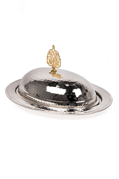 DMT COPPER HOME Dmt Gaziantep Bakırdan 30 Cm El Dövmesi Kayık Tabağı Iskender...